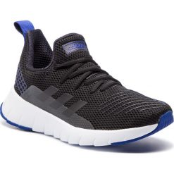 Buty adidas - Asweego F35568 Cblack/Cblack/Actblu. Czarne buty sportowe damskie Adidas, bez wzorów, z gumy, sportowe, do biegania. W wyprzedaży za 219,00 zł.