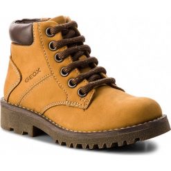 Trapery GEOX - J Axel B. E J6486E 032BC C2006 M Dk Yellow. Żółte śniegowce chłopięce Geox, bez zapięcia. W wyprzedaży za 199,00 zł.