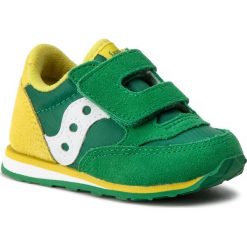 Sneakersy SAUCONY - Baby Jazz Hl SL261032 Green/Yellow. Zielone trampki chłopięce Saucony, bez wzorów, ze skóry, na rzepy. W wyprzedaży za 129,00 zł.