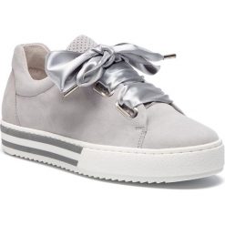 Sneakersy GABOR - 26.505.40 Light Grey. Szare półbuty damskie Gabor, ze skóry. W wyprzedaży za 369,00 zł.