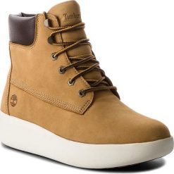Botki TIMBERLAND - Berlin Park 6 Inch A1RXI Wheat. Brązowe buty zimowe damskie marki Timberland, z materiału. W wyprzedaży za 419,00 zł.