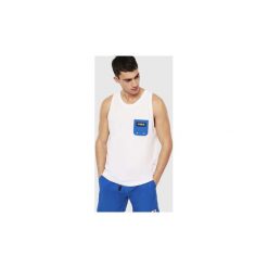 Topy na ramiączkach / T-shirty bez rękawów Diesel 00SFM3 0NAVJ LOCO. Szare t-shirty męskie Diesel, s, bez wzorów, bez kołnierzyka. Za 137,01 zł.