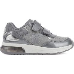 Sneakersy "Spaceclub" w kolorze szarym. Szare trampki dziewczęce geox kids, bez wzorów, bez zapięcia. W wyprzedaży za 159,95 zł.