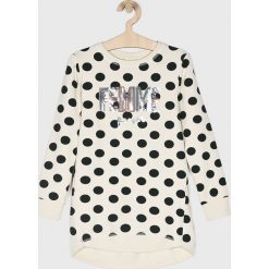 Name it - Bluza dziecięca 122-164 cm. Białe bluzy dziewczęce Name it, bez wzorów, z elastanu, bez rękawów, bez kaptura. W wyprzedaży za 69,90 zł.