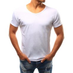 T-shirty męskie: T-shirt męski biały (rx2578)