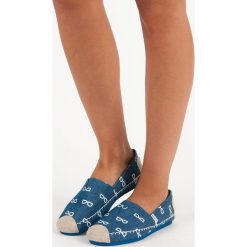 Trampki i tenisówki damskie: Niebieskie slipony L. DAY niebieskie
