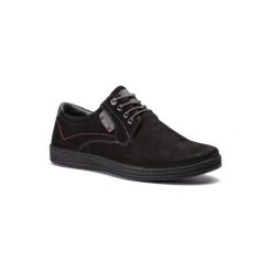 LASOCKI FOR MEN MI08-C485-522-12. Czarne półbuty męskie ze skóry. Za 189,99 zł.