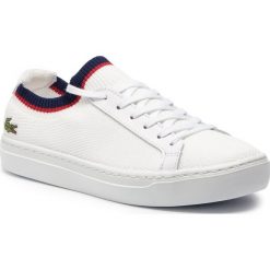 Sneakersy Lacoste La Piquee 119 1 Cfa 7-37CFA0016407. Białe półbuty damskie Lacoste, bez wzorów, bez obcasa, bez zapięcia. W wyprzedaży za 399,00 zł.