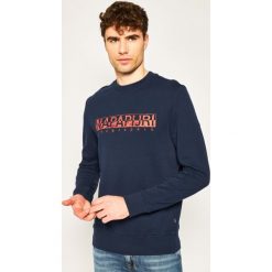 Bluza Napapijri Bolanos C NP0A4E1YB. Niebieskie bluzy męskie Napapijri, xl, bez wzorów, z bawełny, bez kołnierzyka, bez rękawów, bez kaptura. W wyprzedaży za 269,00 zł.