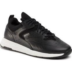 Sneakersy BOSS - Titanium 50428519 10226293 01 Black 001. Czarne sneakersy męskie Boss, bez zapięcia. W wyprzedaży za 549,00 zł.