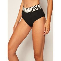 Figi klasyczne z wysokim stanem Moschino Underwear & Swim 4739 9003. Czarne figi damskie Moschino Underwear & Swim, bez wzorów. Za 349,00 zł.