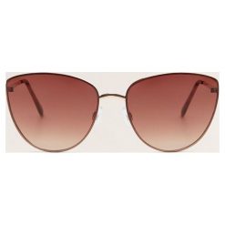 Mango - Okulary Sophia. Żółte okulary przeciwsłoneczne damskie marki Mango. Za 89,90 zł.
