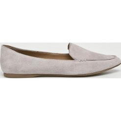 Steve Madden - Mokasyny. Szare mokasyny damskie marki Steve Madden, z gumy, na obcasie. W wyprzedaży za 239,90 zł.