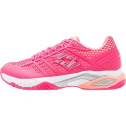 Lotto VIPER ULTRA IV Obuwie do tenisa Outdoor rosa neon/glam. Różowe buty sportowe damskie marki Lotto, bez wzorów, z tworzywa sztucznego, sportowe, outdoorowe. Za 379,00 zł.
