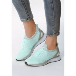 Miętowe Buty Sportowe Lush Life. Zielone buty sportowe damskie Born2be, bez wzorów, z materiału, sportowe. Za 119,99 zł.