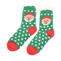 Bielizna: Zielono-Białe Skarpetki Christmas Time