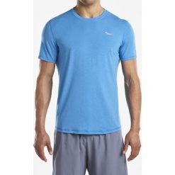 Koszulka do biegania męska SAUCONY FREEDOM SHORT SLEEVE TEE / SAM800024-BA. Niebieskie t-shirty męskie marki Saucony, m, z materiału, z krótkim rękawem, do biegania. Za 139,00 zł.