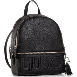 Plecak LIU JO - M Backpack AF0211 E0086 Nero 22222. Czarne plecaki damskie Liu Jo, bez wzorów, ze skóry ekologicznej. Za 569,00 zł.