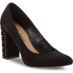 Półbuty SERGIO BARDI - Piave SS127349518FF 201. Czarne półbuty damskie Sergio Bardi, z aplikacjami, ze skóry, eleganckie, bez obcasa, na obcasie, bez zapięcia. W wyprzedaży za 189,00 zł.