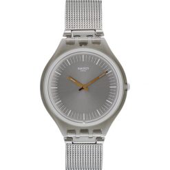 Swatch SKINMESH Zegarek grey. Szare, analogowe zegarki damskie marki Swatch. Za 450,00 zł.