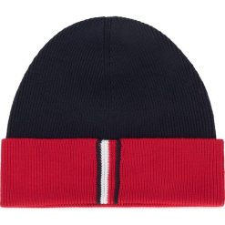 Czapka TOMMY HILFIGER - Th Rib Beanie Mix AM0AM05154 0GB. Czerwone czapki męskie TOMMY HILFIGER, na zimę, bez wzorów, z bawełny. W wyprzedaży za 109,00 zł.