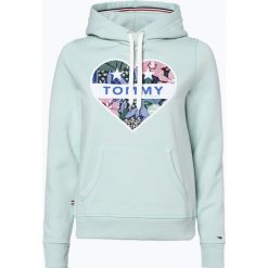 Bluzy damskie: Tommy Jeans - Damska bluza nierozpinana, zielony