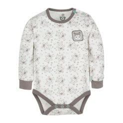 G-Mini Body Chłopięce Hipopotam, 56, Białe/Brązowe. Pomarańczowe body niemowlęce marki G-Mini, z bawełny. Za 39,00 zł.