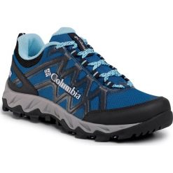 Trekkingi COLUMBIA - Peakfreak X2 Outdry BL0829 Lagoon/Blue Oasis 457. Niebieskie trapery damskie Columbia, z tworzywa sztucznego, sportowe, bez obcasa, bez zapięcia. W wyprzedaży za 349,00 zł.