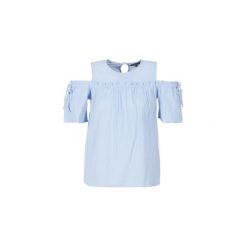 Bluzki Vero Moda VMSKY. Niebieskie bluzki damskie marki Vero Moda, s, bez wzorów, bez kołnierzyka, bez rękawów. Za 87,20 zł.