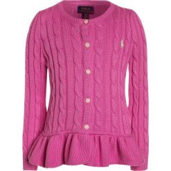Swetry dziewczęce: Polo Ralph Lauren PEPLUM Kardigan hammond pink