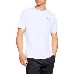 Under Armour Tech 2.0 Short Sleeve 1326413-100. Białe t-shirty męskie Under Armour, l, bez wzorów, z poliesteru, bez kołnierzyka. W wyprzedaży za 99,99 zł.