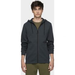 Bluza męska BLM303 - granat melanż. Bluzy męskie s, melanż, z dzianiny, z kapturem. Za 139,99 zł.