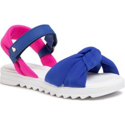 Sandały BIBI - Flat Form 1059139 Naval/Frida. Klapki damskie Bibi, bez wzorów, ze skóry ekologicznej, bez obcasa. Za 189,00 zł.