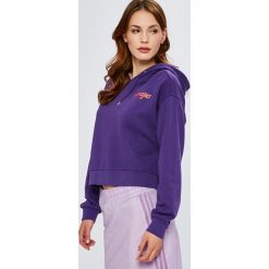 Wrangler - Bluza. Szare bluzy z kapturem damskie marki Wrangler, l, z bawełny. Za 239,90 zł.