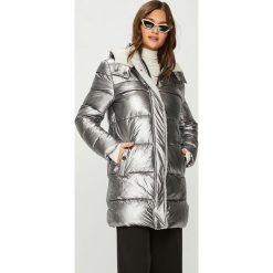 Answear - Kurtka. Szare kurtki damskie marki ANSWEAR, s, z tkaniny, z kapturem. W wyprzedaży za 219,90 zł.