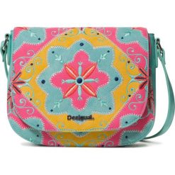 Desigual turkusowa torebka crossbody Bols Mary Jackson Varsov. Niebieskie torebki klasyczne damskie Desigual, bez wzorów, eleganckie, bez dodatków. W wyprzedaży za 209,00 zł.