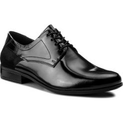Półbuty LASOCKI FOR MEN - MI08-C346-384-03 Czarny. Czarne buty wizytowe męskie marki Lasocki For Men, ze skóry. Za 199,99 zł.