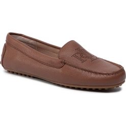 Mokasyny LAUREN RALPH LAUREN - Bartlett 802755552002 Polo Tan. Pomarańczowe mokasyny damskie ze skóry. W wyprzedaży za 319,00 zł.
