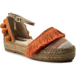 Espadryle PATRIZIA PEPE - 2V7752/A4AH-F1PW Orange Mix. Pomarańczowe espadryle damskie Patrizia Pepe, bez wzorów, z zamszu, bez obcasa. W wyprzedaży za 439,00 zł.