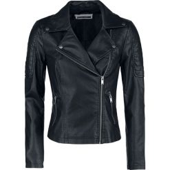 Noisy May Rebel PU Jacket Kurtka damska czarny. Czarne kurtki damskie marki Noisy May, l, bez wzorów, bez kaptura. Za 164,90 zł.