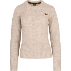 Sweter Aeronautica Militare. Brązowe swetry damskie l, bez wzorów. Za 429,00 zł.
