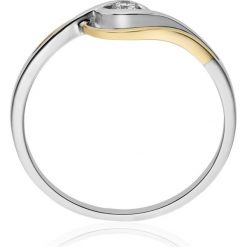 Wspaniały Pierścionek Złoty - złoto 585, Brylant 0,06ct. Żółte pierścionki damskie W.KRUK, z brylantem, złote. Za 1390,00 zł.