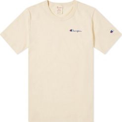 Champion Crewneck T-Shirt (211985-MS044). Białe t-shirty męskie marki Champion, m, bez wzorów, z bawełny, bez kołnierzyka. Za 149,99 zł.