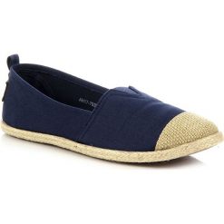 Tomsy damskie: Granatowe tenisówki damskie espadryle McKeylor