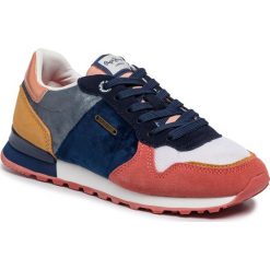 Sneakersy PEPE JEANS - Verona W Velvet PLS30902 Hot Pink 331. Niebieskie półbuty damskie Pepe Jeans, na co dzień, bez wzorów, z jeansu, bez obcasa, bez zapięcia. W wyprzedaży za 229,00 zł.