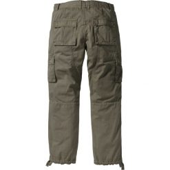Bojówki męskie: Spodnie bojówki „Loose Fit Tapered” bonprix ciemnooliwkowy