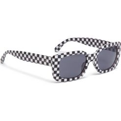Okulary przeciwsłoneczne VANS - Keech Shades VN0A3HZZHU01 Black/White Che. Czarne okulary przeciwsłoneczne damskie marki Vans. Za 69,00 zł.