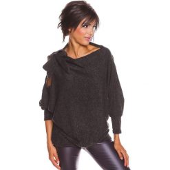 Sweter "Pia" w kolorze czarnym. Bez kategorii marki 100% Maille, s, z dekoltem w łódkę. W wyprzedaży za 129,95 zł.