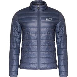 Kurtka puchowa EA7 EMPORIO ARMANI. Zielone płaszcze męskie EA7 Emporio Armani, z nadrukiem, z puchu, bez kaptura. W wyprzedaży za 480,00 zł.