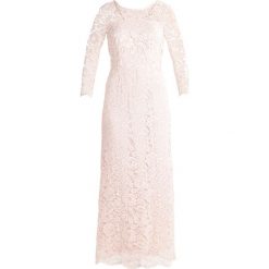 Sukienki: Warehouse LACE VBACK MIDI Długa sukienka pale pink